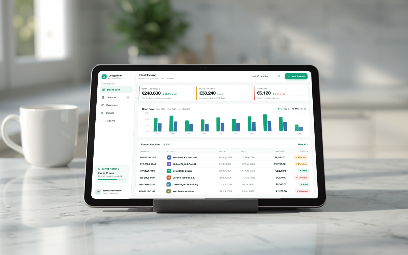 Pre-Accounting & Invoicing Platform